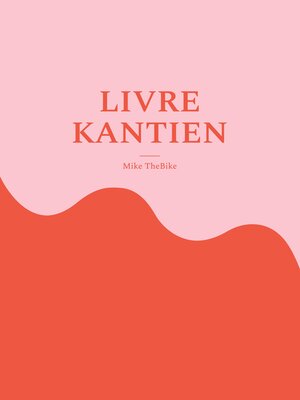 cover image of Livre Kantien